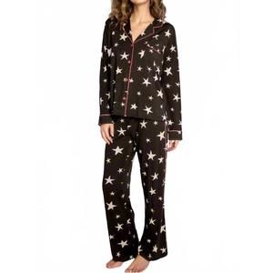 NEW PJ SALVAGE bed time stories pajama set in slate